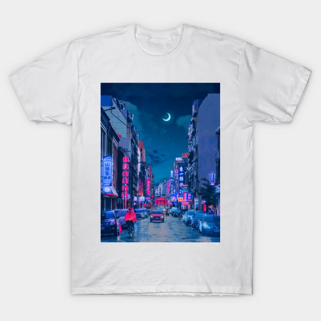 Neon Worlds VII T-Shirt by Yagedan